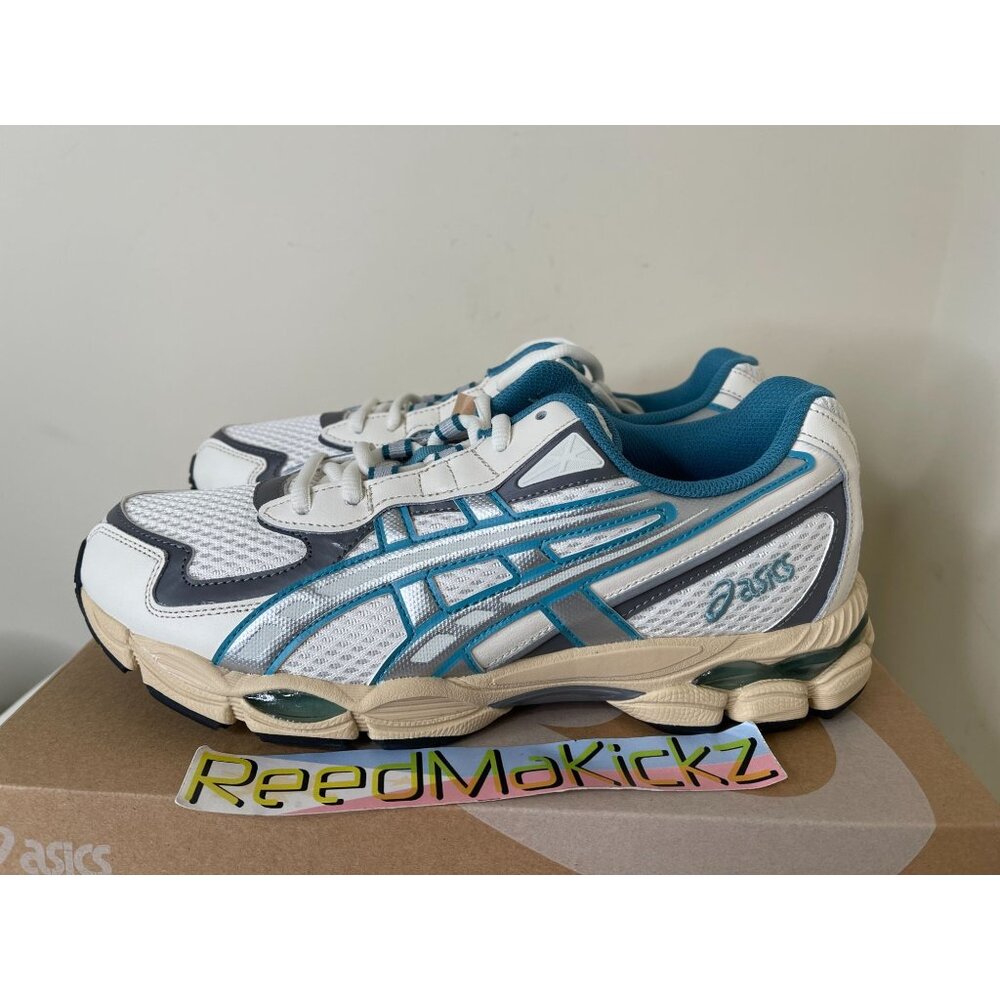Asics Gel NYC 2055 Cream Blue Teal WOMENS SIZES UNISEX